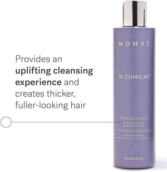MONAT IR Clinical Thickening Shampoo – Volumizing Shampoo for Dense, Thick Strands – Thickening Solution Crafted from Powerful Blend of Natural Ingredients, With Rosemary & Mint And Pea Extract - Image 2