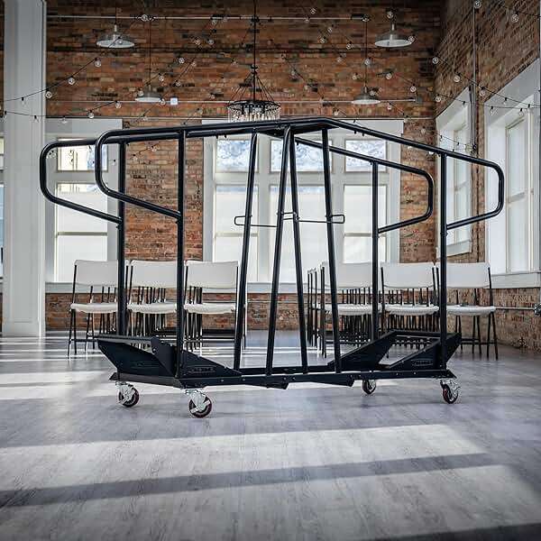 Lifetime Steel Chair Cart, Black - Image 2