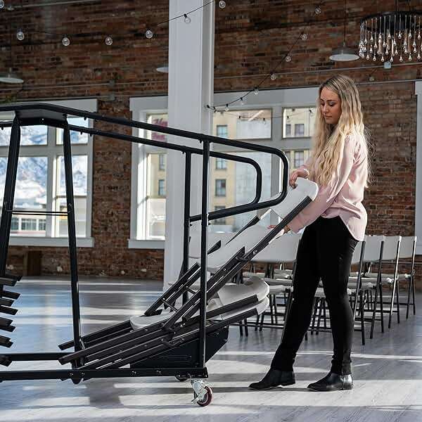 Lifetime Steel Chair Cart, Black - Image 3