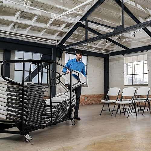 Lifetime Steel Chair Cart, Black - Image 5