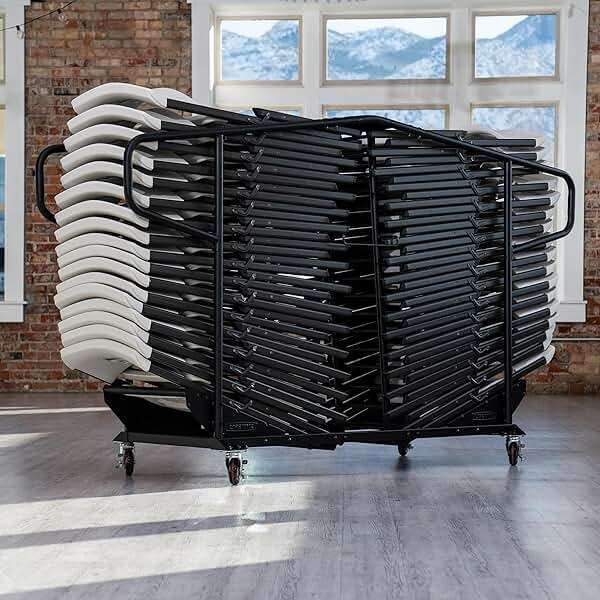 Lifetime Steel Chair Cart, Black - Image 7