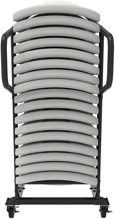 Lifetime Steel Chair Cart, Black - Image 9