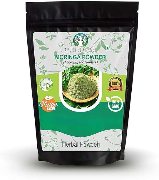 AYURVEDASHREE Moringa Leaf Powder 100 Gm I Moringa Olifera Powder I Lab Tested for Purity I Non GMO I Vegan - Image 1