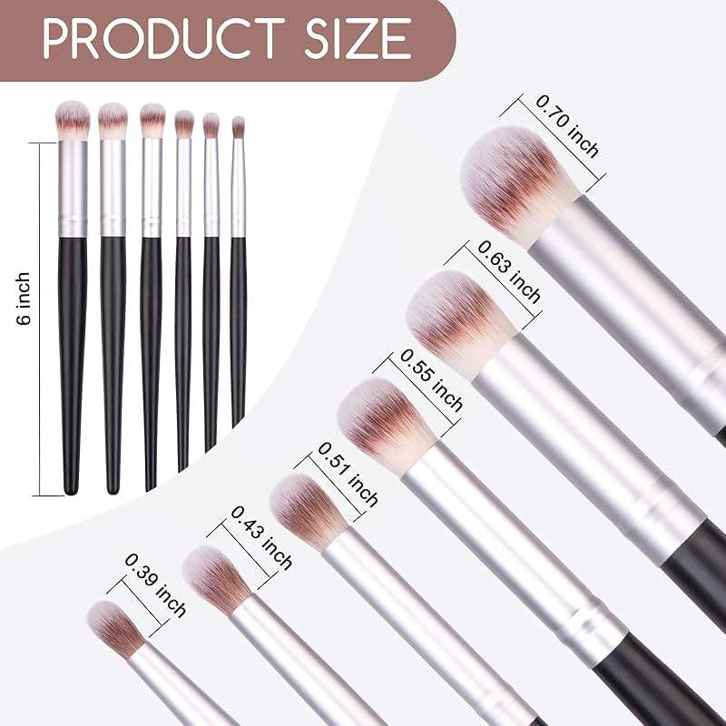 Yoseng Drybrush Set - Premium Art Paintbrush Set for Miniatures, Ideal for Detailing - 6 Different Sizes - Image 2