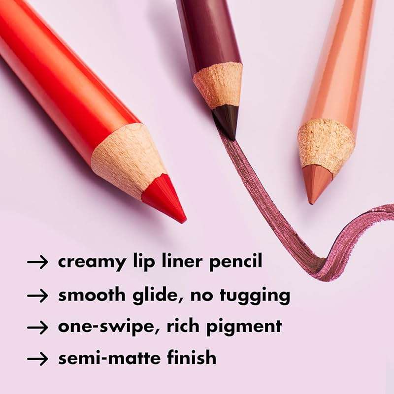 e.l.f. Cream Glide Lip Liner, Highly-Pigmented Pencil For Shaping & Sculpting Lips, Semi-Matte Finish, Vegan & Cruelty-Free - Image 2