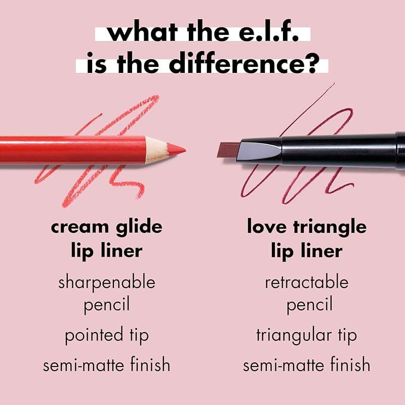 e.l.f. Cream Glide Lip Liner, Highly-Pigmented Pencil For Shaping & Sculpting Lips, Semi-Matte Finish, Vegan & Cruelty-Free - Image 4