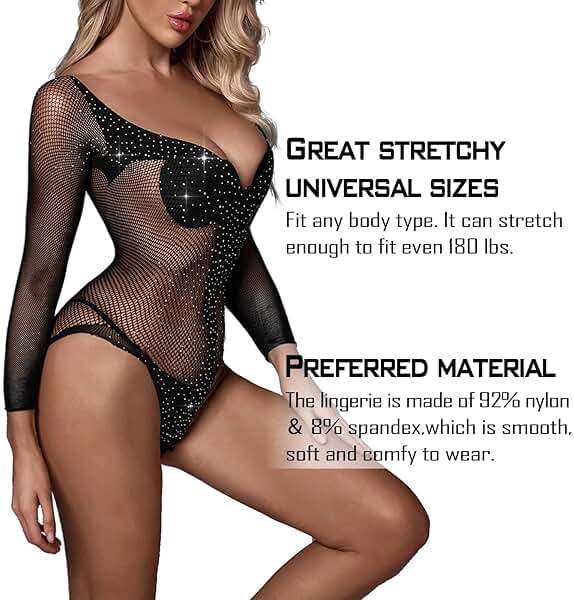 Famstar Sexy Lingerie for Women Naughty Fishnet Lingerie Set Bodysuit Outfits Teddy Babydoll Erotic Mesh Women’s Outfits - Image 2