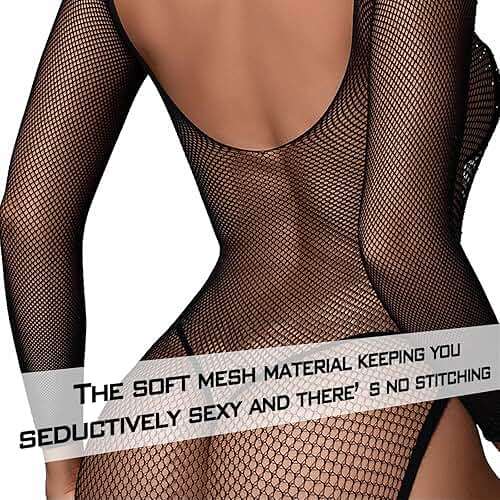 Famstar Sexy Lingerie for Women Naughty Fishnet Lingerie Set Bodysuit Outfits Teddy Babydoll Erotic Mesh Women’s Outfits - Image 5