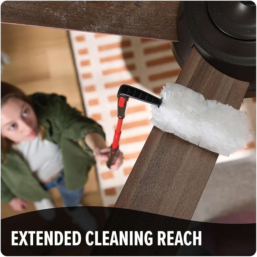 Dirt Devil Telescoping Extended Reach Duster, Hand Duster for Multi-Surface Cleaning, Includes Replacement Disposable Heads, Dusters for Home Use - Image 2