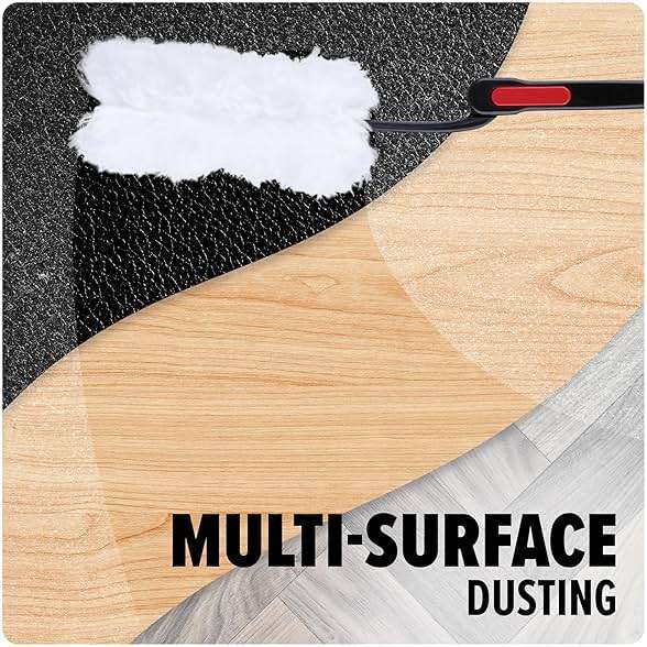 Dirt Devil Telescoping Extended Reach Duster, Hand Duster for Multi-Surface Cleaning, Includes Replacement Disposable Heads, Dusters for Home Use - Image 4