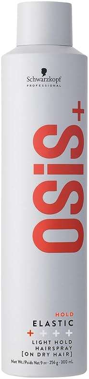 OSiS+ Elastic Hairspray - Light Hold with Heat Protection for All Hair Types - Image 1
