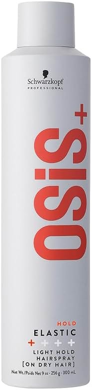 OSiS+ Elastic Hairspray - Light Hold with Heat Protection for All Hair Types - Product Image
