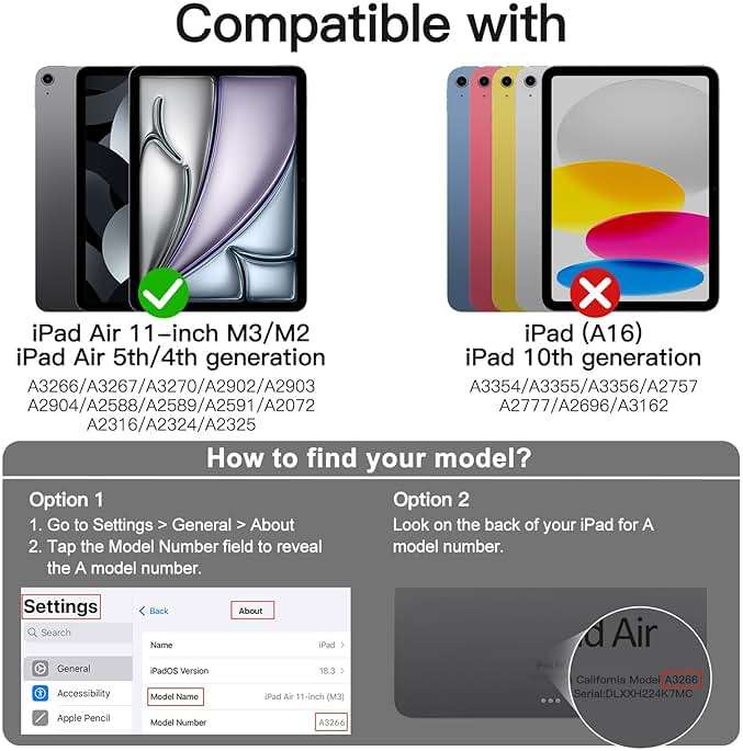 JETech Rotating Case ONLY for iPad Air 11-Inch M4/M3/M2 (2026/2025/2024), iPad Air 5/4 (2022/2020 5th/4th Generation 10.9-Inch), 360 Degree Rotation Protective Stand Cover Clear Back (Purple) - Image 2