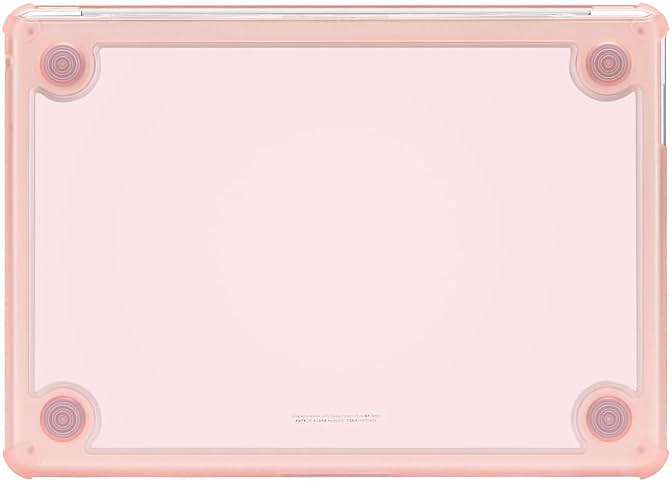 MOSISO Compatible with MacBook Air 13 inch Case M5 2026 M4 2025 M3 M2 2024-2022 A3449 A3240 A3113 A2681,3 in 1 Kit Crack-Resistant Heavy Duty Protective Plastic Hard Case with TPU Bumper, Pink - Image 8