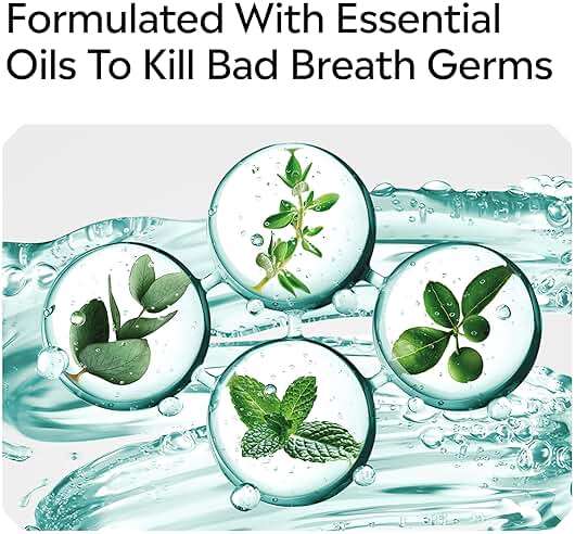 Listerine Clinical Solutions Enamel Strength Mint Oral Rinse, Daily Anticavity Fluoride Mouthwash to Repair Tooth Enamel & Prevent Cavities for Stronger* Teeth, Alpine Mint, 1 L - Image 5