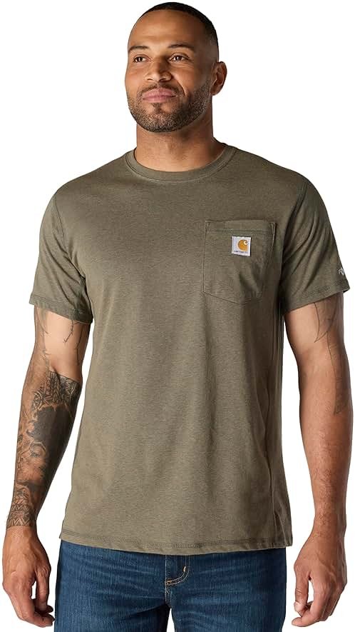 Carhartt Men's Force Relaxed Fit Midweight Short-Sleeve Pocket T-Shirt - Product Image