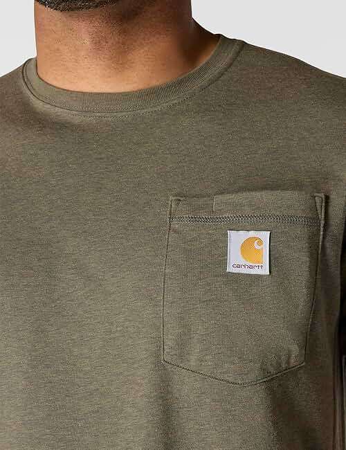 Carhartt Men's Force Relaxed Fit Midweight Short-Sleeve Pocket T-Shirt - Image 5