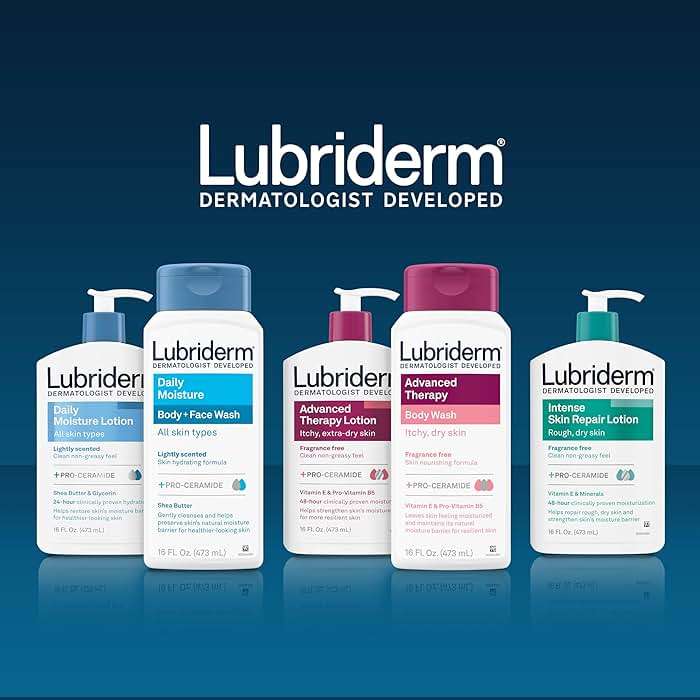 Lubriderm Advanced Therapy Body Wash, Unscented Nourishing Cleanser with Pro-Ceramide, Vitamin E & Pro-Vitamin B5 Gently Cleanses Itchy, Dry Skin, Fragrance Free, Hypoallergenic, 16 fl. oz - Image 9