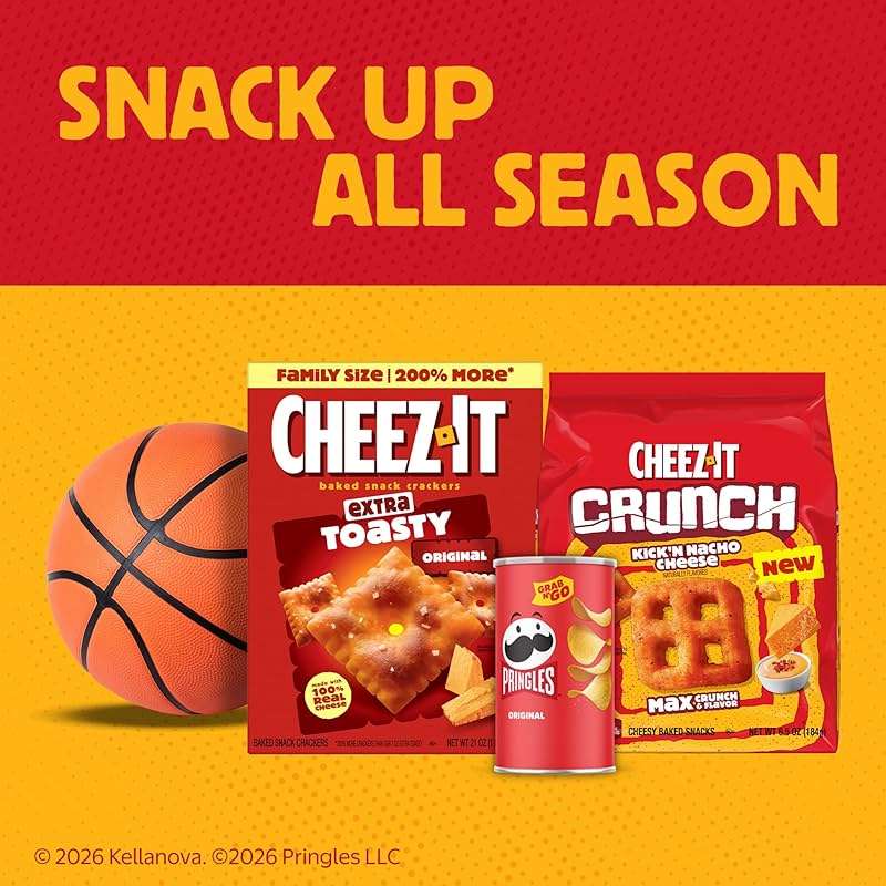 Cheez-It Snap'd Cheese Cracker Chips, Thin Crisps, Lunch Snacks, Double Cheese, 9oz Box (12 Pouches) - Image 4