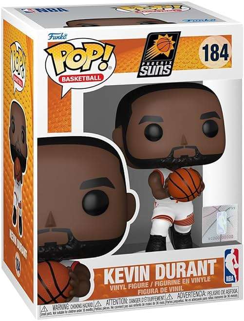 Funko POP! NBA: Suns - Kevin Durant - Collectable Vinyl Figure - Gift Idea - Official Merchandise - for Kids & Adults - Sports Fans - Model Figure for Collectors and Display - Image 1