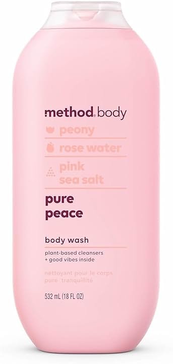 Method Body Wash, Pure Peace, Paraben and Phthalate Free, 18 oz (Pack of 1) - Product Image