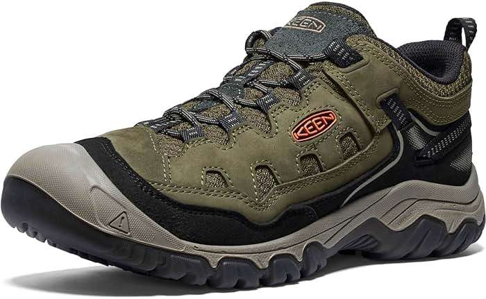 KEEN Men's Targhee 4 Vent Durable Breathable Hiking Shoes - Image 1
