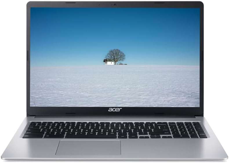 acer 2024 Chromebook, 15" HD IPS ComfyView Screen, Intel Celeron N Processor Up to 2.70GHz, 4GB LPDDR4, 64GB eMMC, Intel UHD Graphics, 6th Gen WiFi, Webcam, Chrome OS, Dove Gray(Renewed) - Image 1