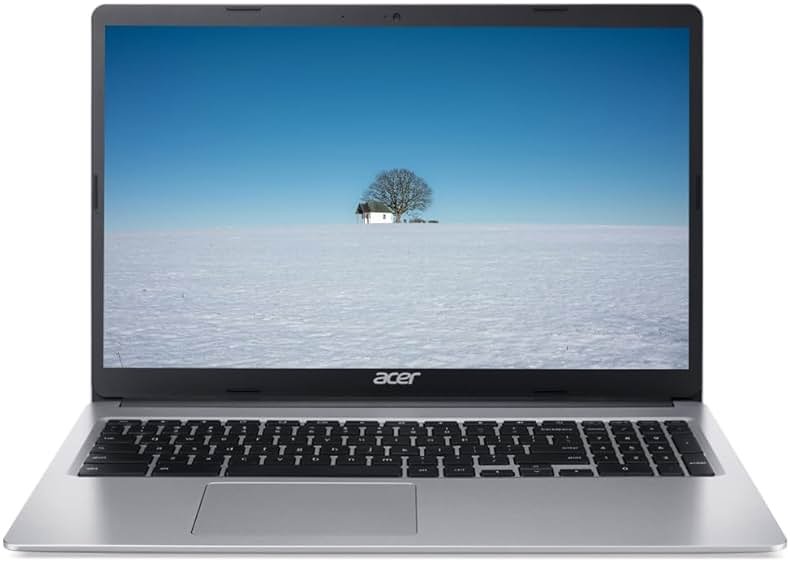 acer 2024 Chromebook, 15" HD IPS ComfyView Screen, Intel Celeron N Processor Up to 2.70GHz, 4GB LPDDR4, 64GB eMMC, Intel UHD Graphics, 6th Gen WiFi, Webcam, Chrome OS, Dove Gray(Renewed) - Product Image