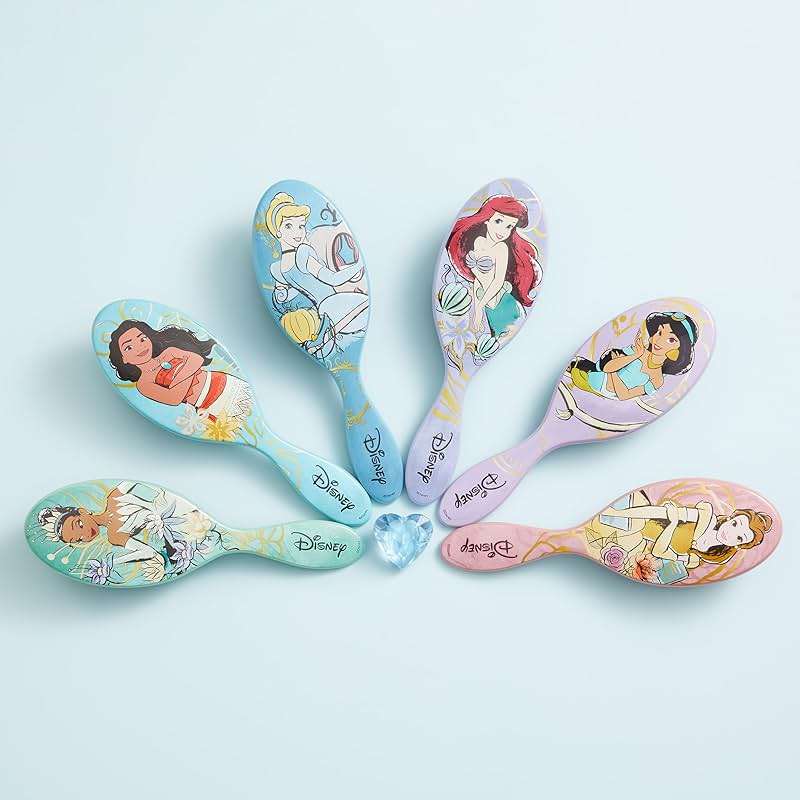 Wet Brush Disney Original Hair Detangler, Belle (Elegant Princess), Ultra-Soft IntelliFlex Bristles, Detangling Brush Glides Through Tangles (Wet Dry & Damaged Hair), Women & Men - Image 12