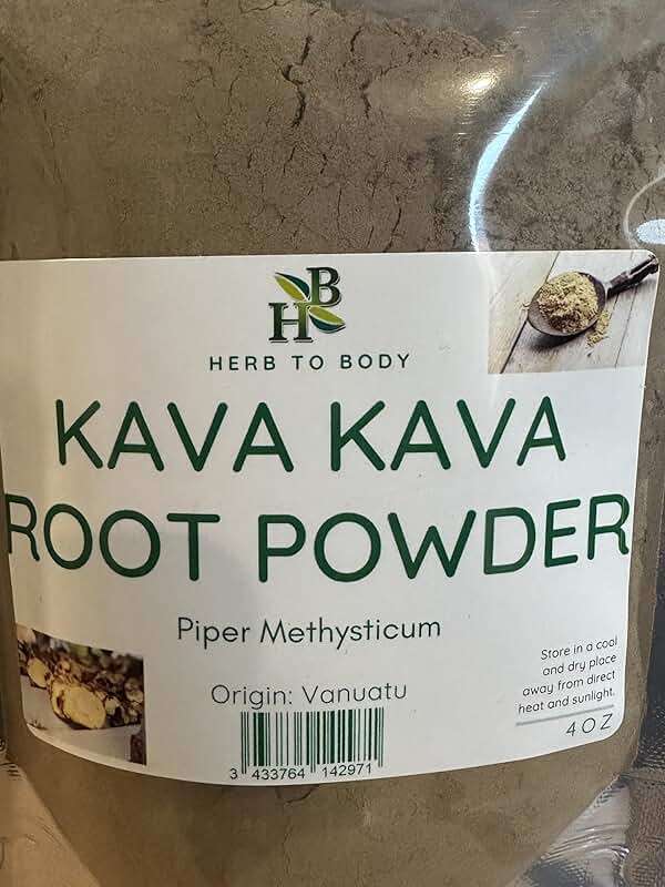 Herb To Body Kava Kava Root Powder - Vanuatu Kava 4oz, Finely Ground for Botanical Use, Traditional Preparations & Blends Flavor for a Tranquil Experience - Image 3