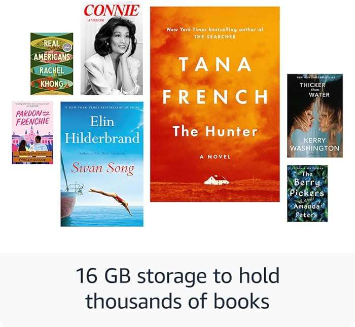 Amazon Kindle 16 GB (newest model) - Lightest and most compact Kindle, now with faster page turns, and higher contrast ratio, for an enhanced reading experience - Matcha - Image 5