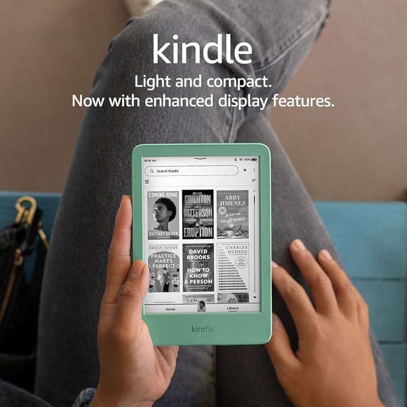 Amazon Kindle 16 GB (newest model) - Lightest and most compact Kindle, now with faster page turns, and higher contrast ratio, for an enhanced reading experience - Matcha - Image 8