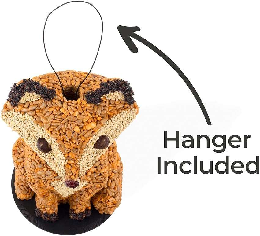 Fox Handmade Bird Feeder - 100% Edible Compressed Seed for Wild Backyard Birds (Ultimate Bird Lover Gift) - Image 5