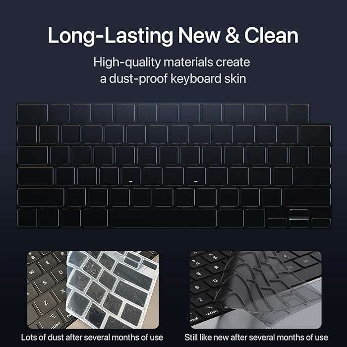 Soonjet for MacBook Air 13 inch Case with Keyboard Cover, Matte Finish Cover, Fits 2022-2026 M5/M4/M3/M2 A3449 A3240 A3113 A2681, Color-Matched Transparent Design for MacBook Air 13.6 inch | Easy to Snap On, Closes Seamlessly, Scratch Resistant, Non-Slip Pads, Includes Keyboard Cover, for A3449 A3240 A3113 A2681 - Image 7