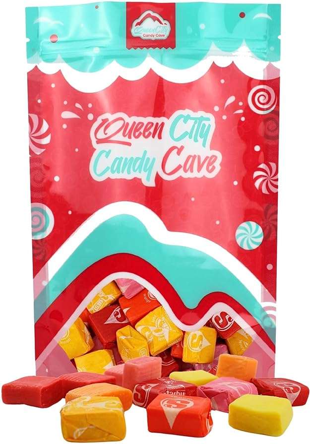 Original Star Candy Bulk - Fruity Chewy Individually Wrapped Pink, Red, Orange, and Yellow Burst Fun Size Candy (2 Pound, Approximately 90 Pieces) - Image 4