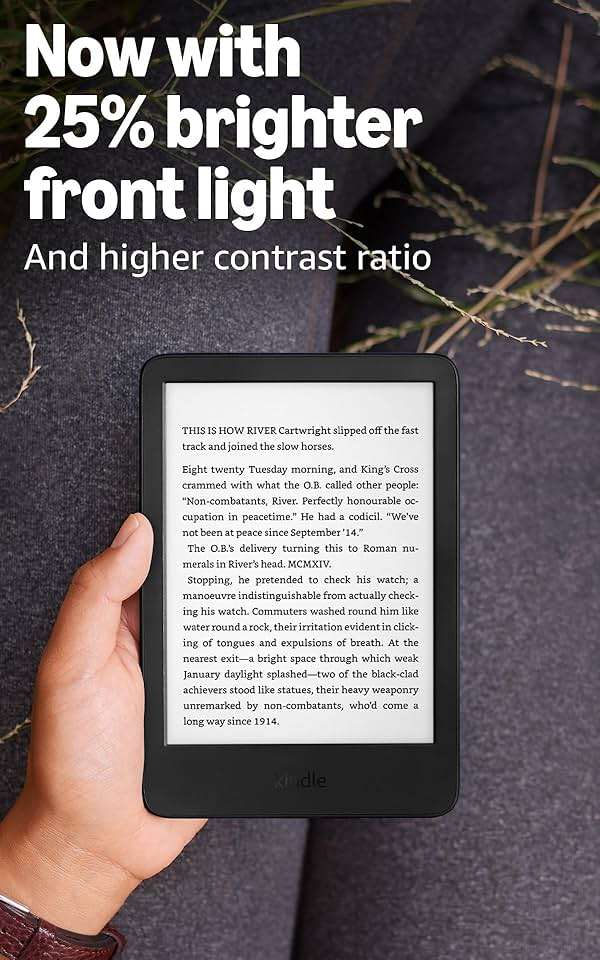 Like-New Amazon Kindle 16 GB (newest model) - Lightest and most compact Kindle, now with faster page turns, and higher contrast ratio, for an enhanced reading experience - Black - Image 2