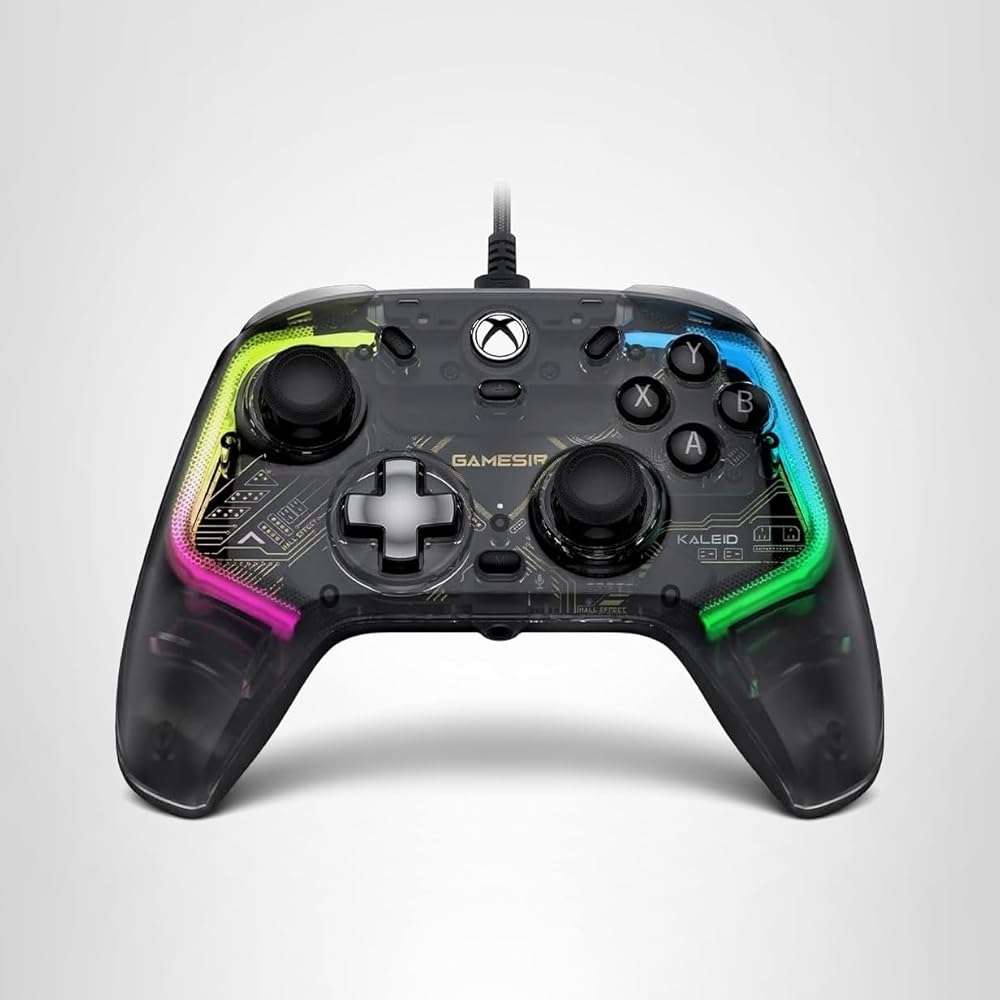GameSir Kaleid Controller for Xbox Series X|S, Xbox One,Windows 10/11 & Steam, Wired Gaming Gamepad with Hall Effect Joysticks/Hall Trigger, Anti-Drift Joystick, Plus and Play - Transparent Black - Image 8