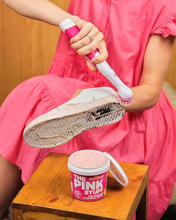 The Pink Stuff - Stardrops - The Miracle Scrubber Kit - 4 Cleaning Brush Heads - Image 3