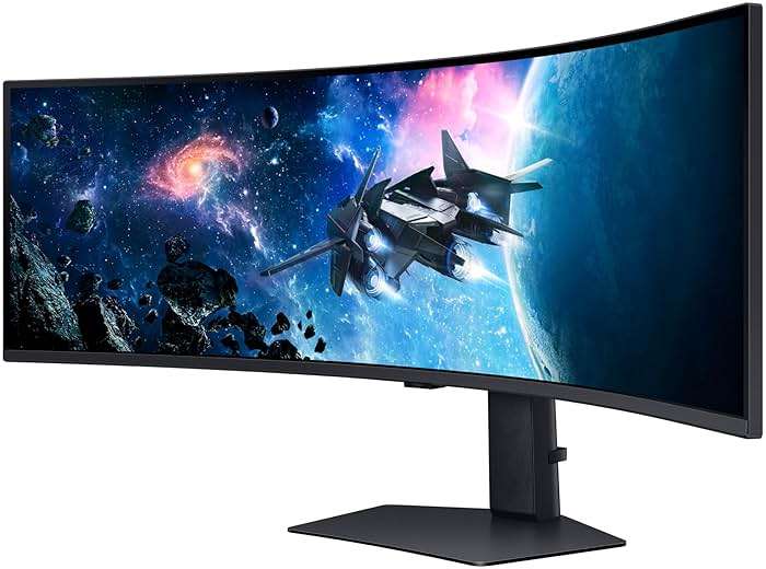 Samsung 49” Odyssey G9 Series DQHD 1000R Curved Gaming Monitor, 1ms(GtG), VESA DisplayHDR 1000, 240Hz, AMD FreeSync Premium Pro, Height Adjustable Stand, Ultrawide Screen, LS49CG954ENXZA, 2024 - Image 11
