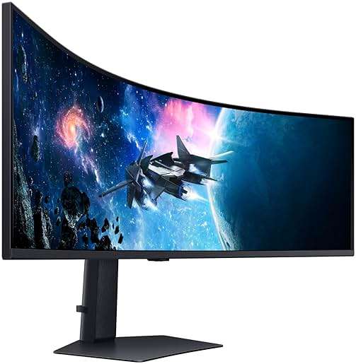 Samsung 49” Odyssey G9 Series DQHD 1000R Curved Gaming Monitor, 1ms(GtG), VESA DisplayHDR 1000, 240Hz, AMD FreeSync Premium Pro, Height Adjustable Stand, Ultrawide Screen, LS49CG954ENXZA, 2024 - Image 14