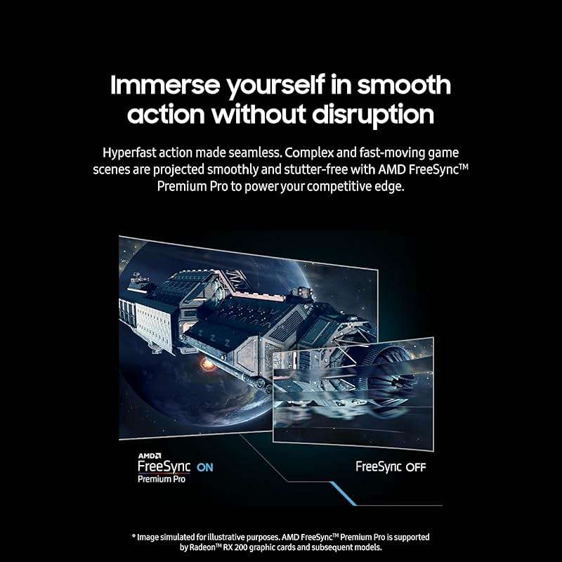 Samsung 49” Odyssey G9 Series DQHD 1000R Curved Gaming Monitor, 1ms(GtG), VESA DisplayHDR 1000, 240Hz, AMD FreeSync Premium Pro, Height Adjustable Stand, Ultrawide Screen, LS49CG954ENXZA, 2024 - Image 7