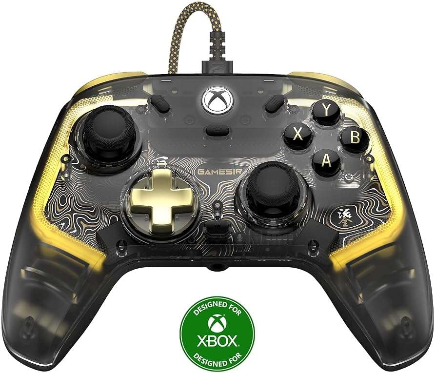 GameSir Kaleid Flux Enhanced Wired Controller for Xbox, RGB Lighting and Hall Effect Joystick, Compatible with Xbox Series X|S, Xbox One, Windows 10/11 PC - Officially Licensed - Image 1
