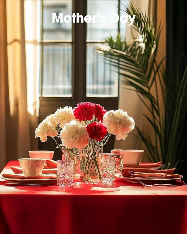 Pureegg Plastic Table Cloth Disposable 10 Pack, 54 x 108 Inch Table Cloths, Valentines Day, Thanksgiving, Christmas Decorations, Fall Tablecloths, Rectangle, Plastic Cover, Leakproof & Sturdy, Red - Image 9