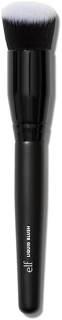 e.l.f. Camo Liquid Blush Brush, Angled Blush Brush Ideal For Applying & Blending Colors On Cheeks, Soft, Dense Bristles, Vegan & Cruelty-free - Product Image