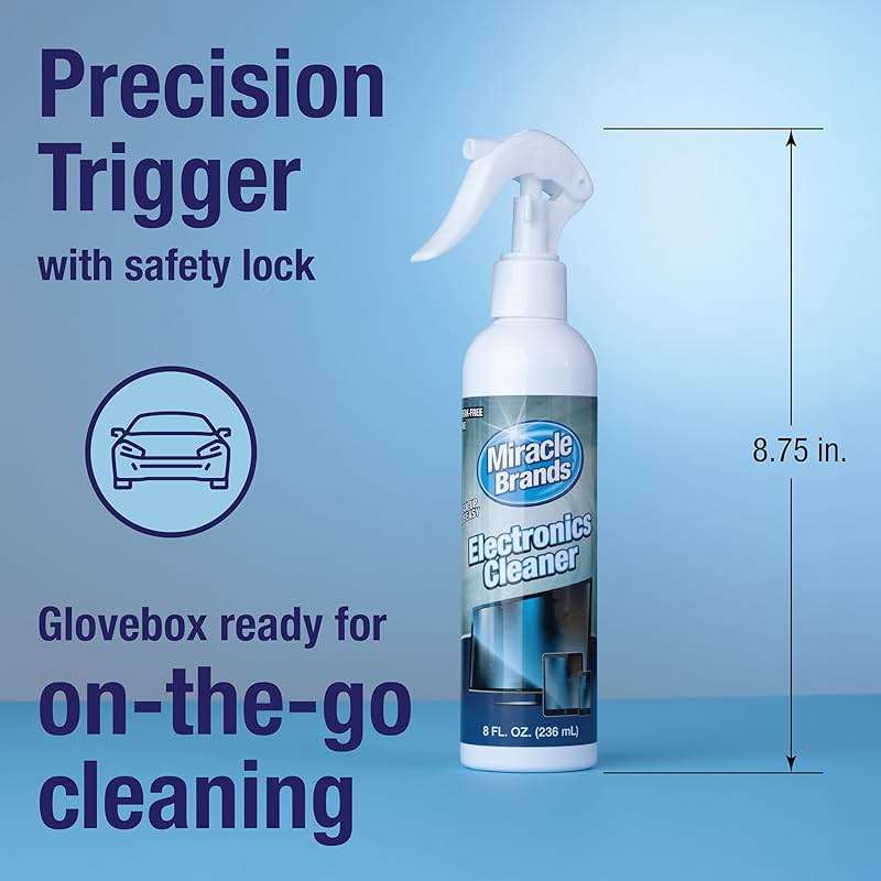 MiracleSpray for Electronics Cleaning, Safe Multisurface Cleaner for Any TV, Phone, Monitor, Keyboard, Screen, Computer, Includes Microfiber Towel - 8 Ounce Kit - Image 7