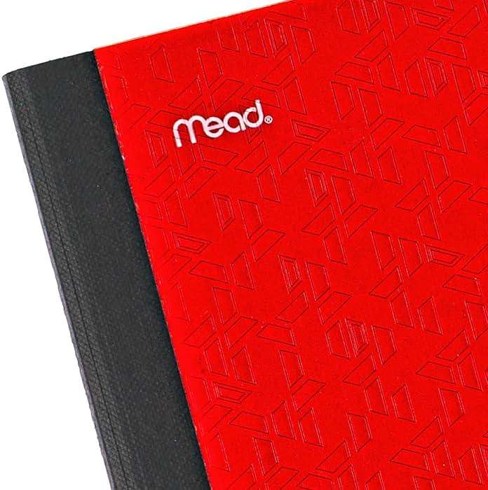 Five Star Composition Book + Study App, 4 Pack, Wide Ruled Paper, 7-1/2" x 9-3/4", 80 Sheets, Forest Green, Tidewater Blue, Fire Red and Harvest Yellow (950033B-ECM) - Image 8