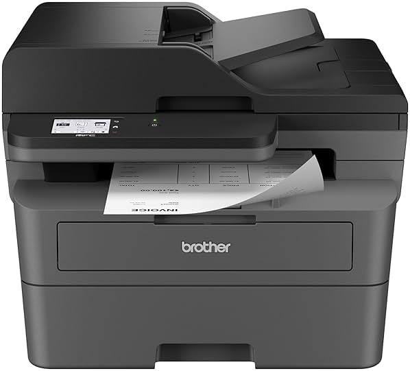 Brother MFC-L2820DW Wireless Compact Monochrome All-in-One Laser Printer with Copy, Scan and Fax, Duplex, Black & White | Includes Refresh Subscription Trial(1), Works with Alexa - Product Image