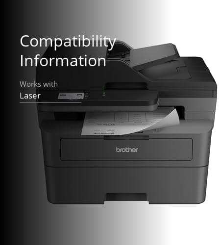 Brother MFC-L2820DW Wireless Compact Monochrome All-in-One Laser Printer with Copy, Scan and Fax, Duplex, Black & White | Includes Refresh Subscription Trial(1), Works with Alexa - Image 3