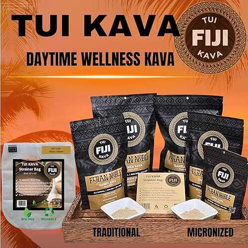 TUI KAVA MICRONIZED Noble Kava Root Powder – 500g (1lb 2oz) Sharing Size | Heady & Euphoric | Natural Mood, Sleep & Stress Support | No Straining - Image 6