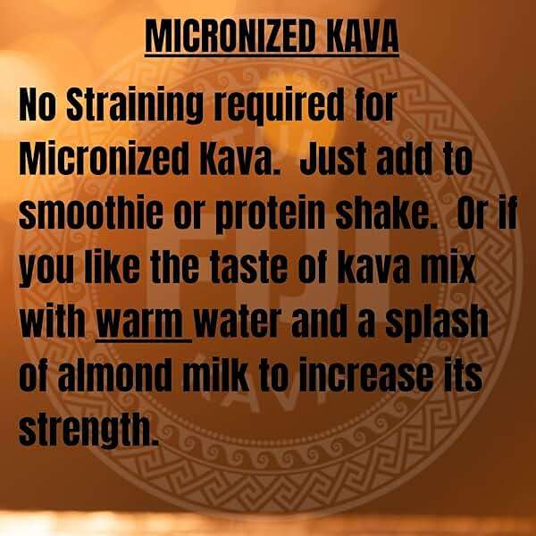 TUI KAVA MICRONIZED Noble Kava Root Powder – 500g (1lb 2oz) Sharing Size | Heady & Euphoric | Natural Mood, Sleep & Stress Support | No Straining - Image 7